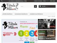 Tablet Screenshot of latiendadelmason.com